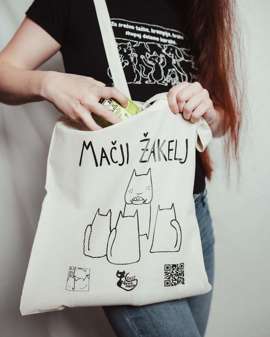 Nakupovalna vreča "Mačji Žakelj"