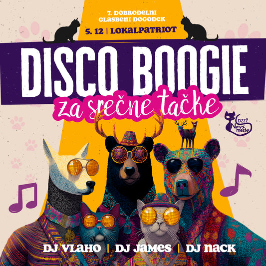 Disco boogie za srečne tačke - NAKUP KARTE